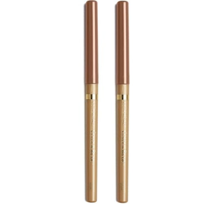 Lápiz delineador de labios L'Oreal Paris Colour Riche, cremoso con Omega 3 y vitamina E, 782 Toffee To Be (marrón profundo cálido), paquete de 2 - imagen 4