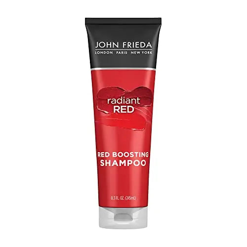 Champú John Frieda Radiant Red, Potenciador Rojo, Protege y Mejora Tonos Rojos con Extracto de Granada y Vitamina E, 8.3 Oz - imagen 1