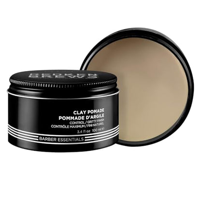 Pomada de arcilla Redken Brews para hombres - Aporta volumen a cabello fino y medio con fijación duradera y acabado mate - imagen 3