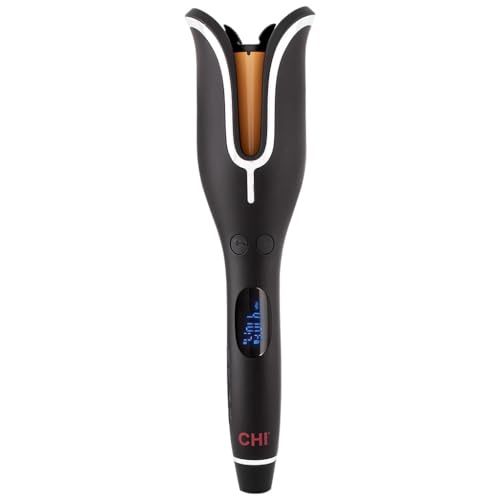 CHI Spin N Curl 1″ Ceramic Rotating Curling Iron, Adjustable Preset Heat Settings for All Hair Types, Salon-Quality Curls & Waves, Auto Shut-Off, Tang - imagen 1