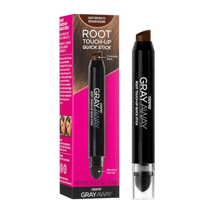 EVERPRO Gray Away Tinte para Raíces, Stick Rápido, Marrón Claro, 0.1 Oz - imagen 2