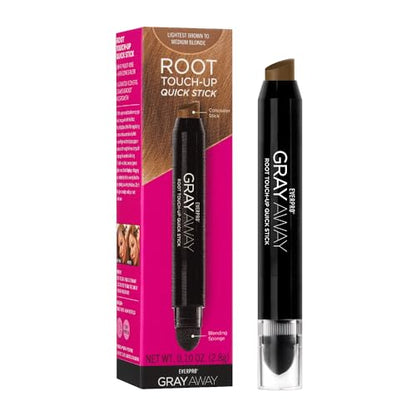 EVERPRO Gray Away Touch-Up Raíz Rápido Stick, Marrón Claro/Blonde Medio, 0.1 Oz - imagen 1