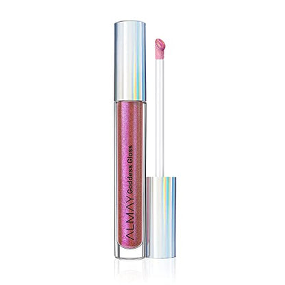 Brillo Labial Almay, Maquillaje Labial No Pegajoso, Acabado Holográfico con Brillos, Hipoalergénico, 700 Flame, 0.9 Oz - imagen 4