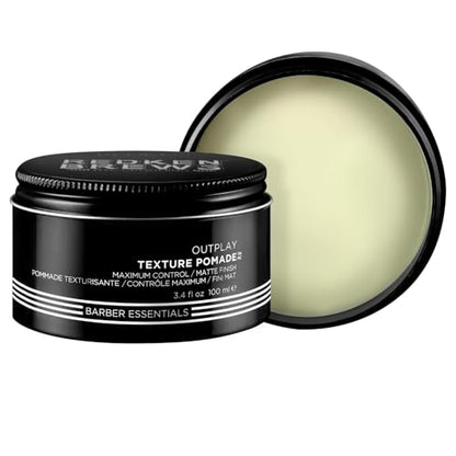 Pomada de Textura Redken Brews para Hombres - Fijación Fuerte Máxima, Acabado Mate Natural y Bajo Brillo, Estilo y Esculpido Sin Crujido para Todo - imagen 1
