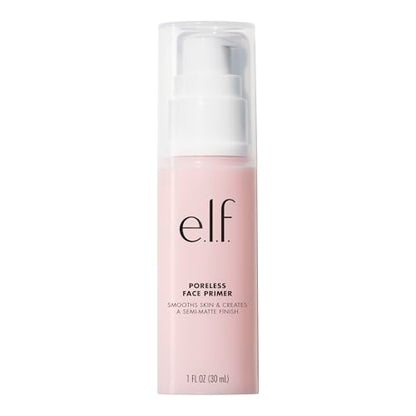 e.l.f. r Facial Poreless - Grande, Ligero, Suavizante, Larga Duración, Absorbe Rápido, Base Perfecta, Infusionado con Árbol de Té y Vitaminas A y E, - imagen 1