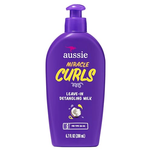 Aussie Miracle Curls Tratamiento Desenredante con Aceite de Coco, Libre de Parabenos, 6.7 fl oz - imagen 3