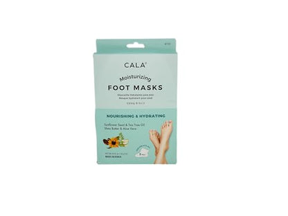 Mascarilla Hidratante para Pies CALA, Calcetines de Manteca de Karité y Aceite de Semilla de Girasol, Botitas Hidratantes con Árbol de Té y Aloe, 3 - imagen 3