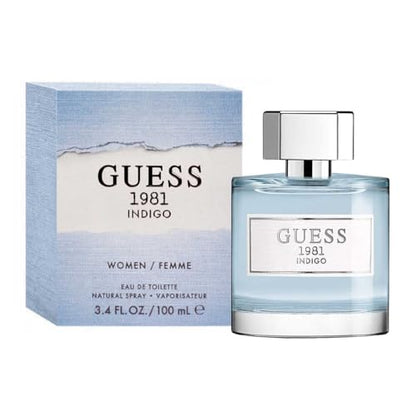 Guess 1981 Indigo Eau de Toilette Spray para Mujeres, Azul, NS, 100 ml - imagen 1