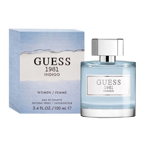 Guess 1981 Indigo Eau de Toilette Spray para Mujeres, Azul, NS, 100 ml - imagen 4