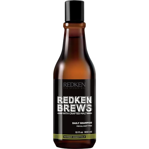 Champú Diario Redken Brews para Hombres - Limpiador Hidratante Ligero para Todo Tipo de Cabello Masculino, Aporta Hidratación y Brillo, 10 Fl Oz - imagen 3