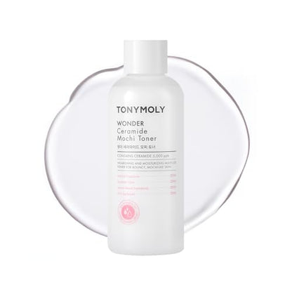TÓNYMOLY Wonder Ceramide Mochi Milky Toner – Toner reparador de barrera con 5,000 ppb de ceramida para piel seca y sensible – Esencia hidratante - imagen 3