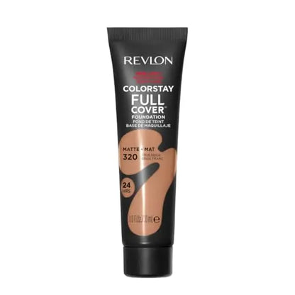 Base Líquida Revlon ColorStay para Piel Normal y Seca, Cobertura Completa de Larga Duración, Acabado Mate, Sin Aceite, 320 Beige Verdadero, 1.0 Oz - imagen 2