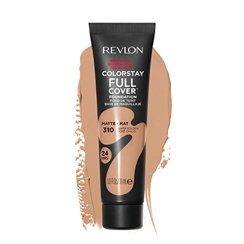 Base líquida Revlon ColorStay para piel normal y seca, cobertura total de larga duración con acabado mate, libre de aceite, tono dorado cálido, 1.0 - imagen 2