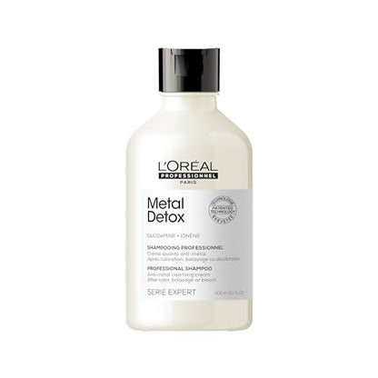 Champú L'Oréal Professionnel Paris Metal Detox - Champú quelante para agua dura, elimina acumulación de metales y protege color y brillo, sin - imagen 3