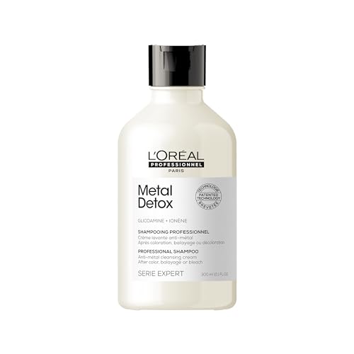 Champú L'Oréal Professionnel Paris Metal Detox - Champú quelante para agua dura, elimina acumulación de metales y protege color y brillo, sin - imagen 2