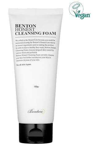 Benton Honest Cleansing Foam 150g, Espuma Limpiadora Hidratante y Suavizante para Piel Sensible y Deshidratada, Con Aceite de Semilla de Camelia - imagen 2