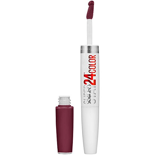 Maybelline Super Stay 24, Pintalabios Líquido de 2 Pasos, Color Rojo Merlot de Larga Duración y Alta Pigmentación con Bálsamo Hidratante, 1 Unidad - imagen 3