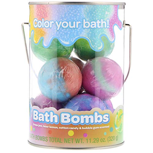 Taste Beauty Cubo de Bombas de Baño Crayola Color Your Bath, 4 Aromas, Multicolor, Paquete de 8 - imagen 3