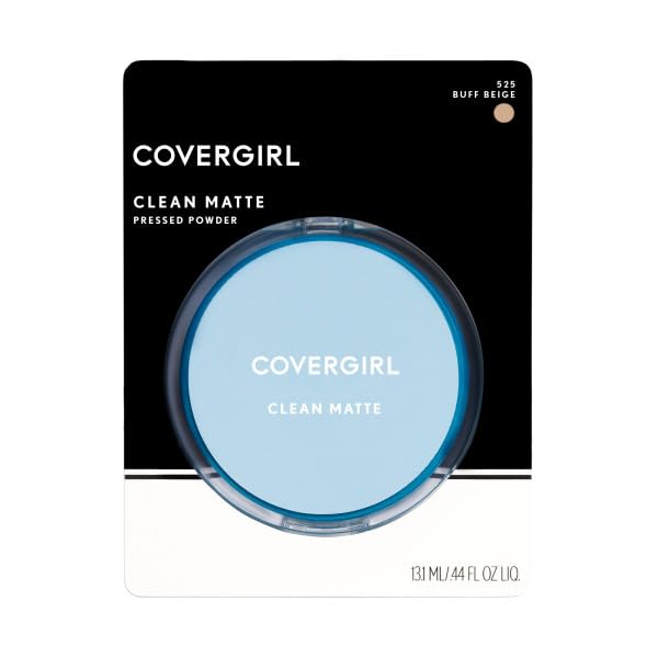 COVERGIRL Polvo Compacto Clean Matte Buff Beige 10 g (El empaque puede variar) - imagen 1