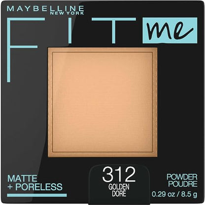 Polvo Compacto Maybelline Fit Me Matte + Poreless para Maquillaje y Fijación, Color Dorado, 1 Unidad - imagen 2