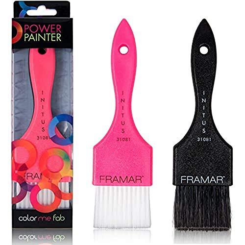 Brocha para Tinte Framar Power Painter - Set de 2 Brochas para Aplicar Color de Cabello, Herramientas de Balayage, Brochas para Mezclar Color - imagen 2