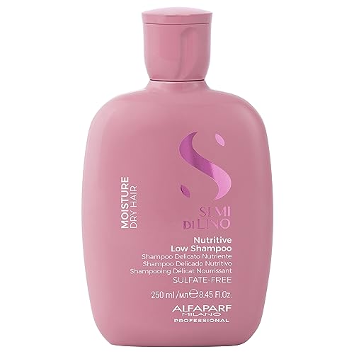 Champú Nutritivo ALFAPARF MILANO Semi di Lino para Cabello Seco - Libre de Sulfatos - Seguro para Cabello Tratado con Color - Hidrata y Protege - - imagen 4