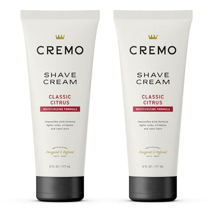Crema de Afeitar Cremo para Hombres, Crema de Afeitar Ultra Deslizante, Combate Cortes y Quemaduras, 6 Fl Oz (Paquete de 2) - imagen 4