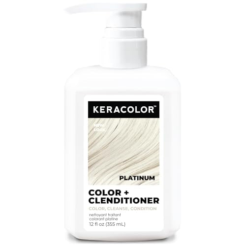 Keracolor Clenditioner PLATINUM Tinte para Cabello - Acondicionador Deposito de Color Semipermanente, Libre de Crueldad, 12 Fl. Oz. - imagen 3