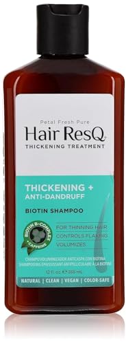 Champú Natural Anticaspa Petal Fresh Hair ResQ para Cabello Notablemente Fino, Restaura Queratina - Cafeína Protege y Energiza, 12 fl oz (355 ml) - imagen 1