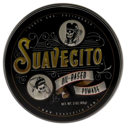 Pomada Suavecito a Base de Aceite 3 oz - Fragancia Original para Estilo de Cabello, Fijación Duradera, Brillo Saludable, Para Todo Tipo de Cabello - - imagen 1