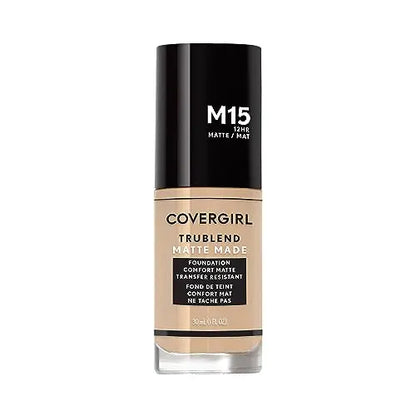 CUBRE GIRL Base Líquida TruBlend Matte Made, Beige Buff, 1 Fl Oz (Paquete de 1) - imagen 1
