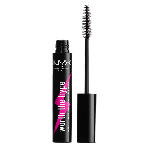 Máscara Voluminizadora y Alargadora NYX PROFESSIONAL MAKEUP Worth The Hype, Color Negro - imagen 3