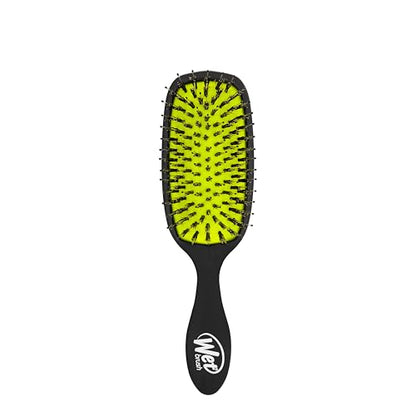 Cepillo para el cabello Wet Brush Shine Enhancer, púrpura - Cerdas IntelliFlex ultra suaves y cerdas de jabalí naturales para un cabello brillante y - imagen 3
