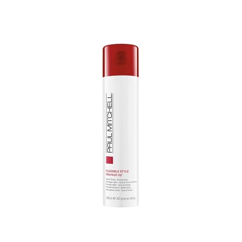 Laca para el cabello Paul Mitchell Worked Up, Control de estática, Memoria + Sujeción flexible, Para todo tipo de cabello, 9.4 oz - imagen 2
