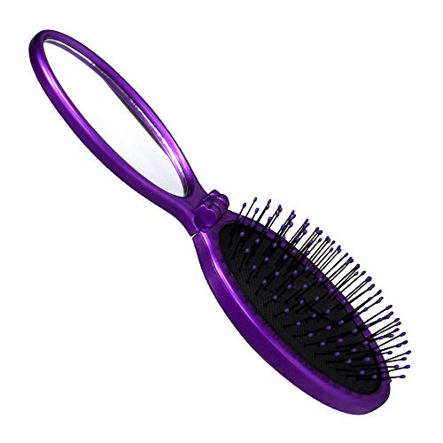 Wet Brush Mini Pop and Go Desenredador, Exclusivas Cerda IntelliFlex Ultra Suaves, Morado, 1 Unidad - imagen 4
