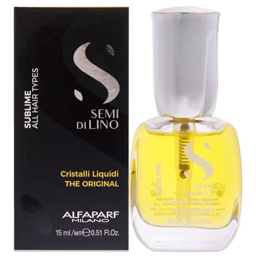 Alfaparf Milano Semi Di Lino Cristales Líquidos Suero Capilar - Tratamiento Aceite para el Cabello - Brillo y Protección - Calidad Profesional - imagen 3