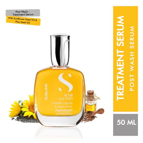 Alfaparf Milano Semi Di Lino Cristales Líquidos Suero Capilar - Tratamiento Aceite para el Cabello - Brillo y Protección - Calidad Profesional - imagen 1