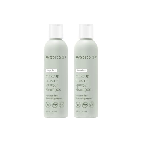 Champú para Brochas y Esponjas EcoTools - Limpiador Sin Fragancia para Brochas, Esponjas y Puffs, Sin Químicos Dañinos, Vegano y Libre de Crueldad, 6 - imagen 1