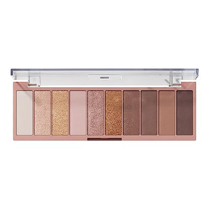 Paleta de Sombras e.l.f. Perfect 10, Diez Tonos Neutros Ultra Pigmentados, Fórmula Mezclable, Vegana y Libre de Crueldad, Need It Nude - imagen 2