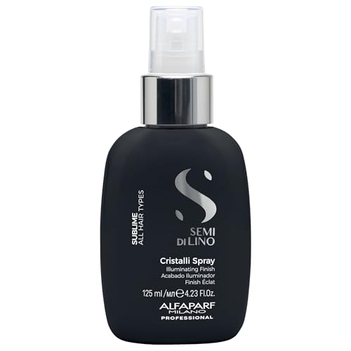 ALFAPARF MILANO Semi di Lino Sublime Cristalli Spray Acabado Suavizante - Suero de Aceite Ligero para el Cabello - Brillo y Protección (4.23 fl oz) - imagen 3