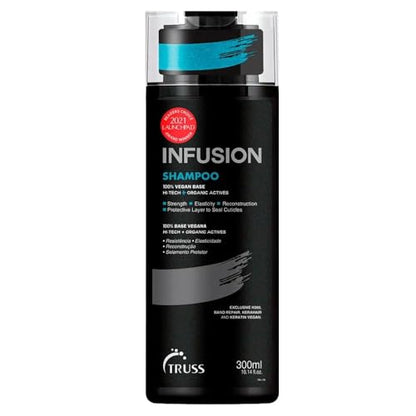 Champú TRUSS Infusion - Champú Limpiador para Reparación de Cabello Seco, Hidratación y Protección - Fórmula 100% Vegana, Segura para Cabello Teñido - imagen 2