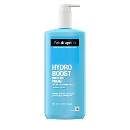 Neutrogena Hydro Boost Crema Gel Corporal, Loción Hidratante con Ácido Hialurónico para Piel Normal a Seca, Hidratante Ligero Sin Fragancia, 16 OZ - imagen 4