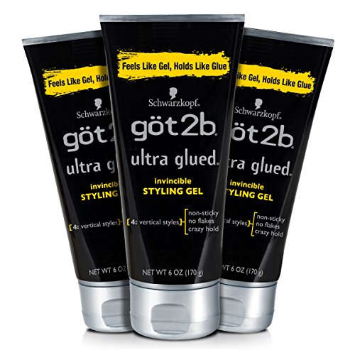 Gel para el cabello Got2b Ultra Glued Invincible, 6 oz (Paquete de 3) - imagen 3