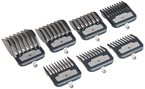 Juego de Protectores de Cortadora Andis Master Series – 7 Peines de Sujeción con Clips Metálicos, Guías de Corte Profesionales - imagen 4
