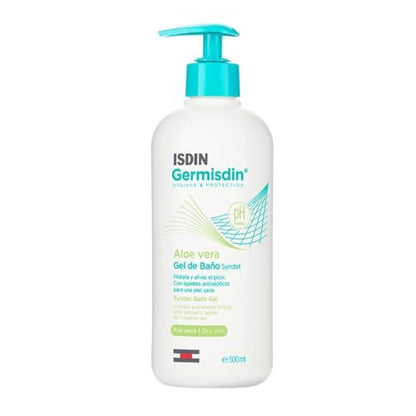 ISDIN Germisdin Gel de Baño Hidratante con Aloe Vera para Cuidado de Piel, Manos y Cuerpo - Sin Jabón, 16.9 FL OZ - imagen 2