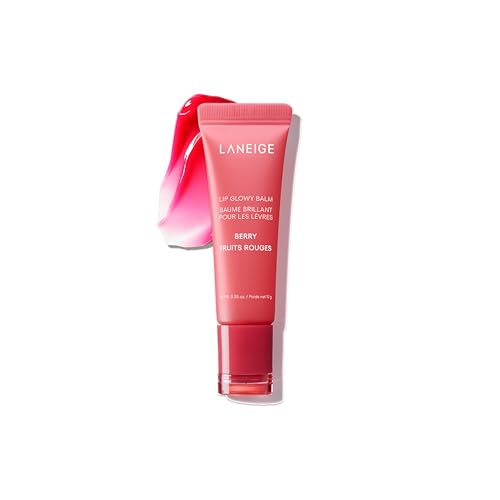 Bálsamo Labial LANEIGE Lip Glowy, Berry: Hidratante Labial Tinte Transparente con Manteca de Karité para Brillo y Labios Suaves - imagen 4