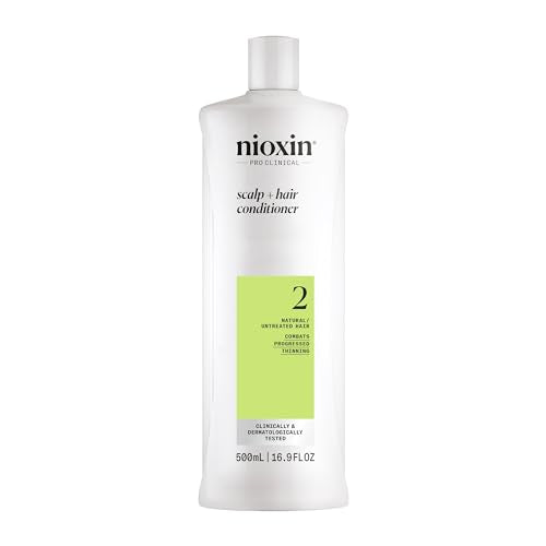 Acondicionador Nioxin Sistema 2 para Engrosar el Cuero Cabelludo y el Cabello | Para Cabello Natural o No Tratado con Pérdida Progresiva | Con - imagen 2