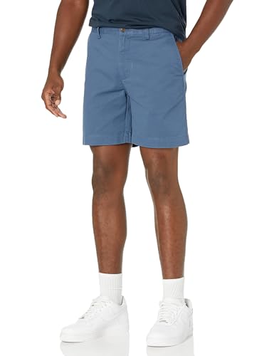 Shorts Cortos para Hombre Essentials Slim-Fit de 7, Azul, Talla 33 - imagen 4