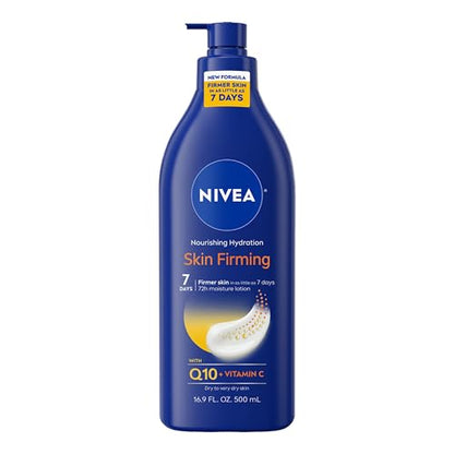 Loción Corporal Hidratante NIVEA con Q10 y Vitamina C, 72 Horas de Hidratación para Piel Seca a Muy Seca, 16.9 Fl Oz con Dosificador - imagen 3