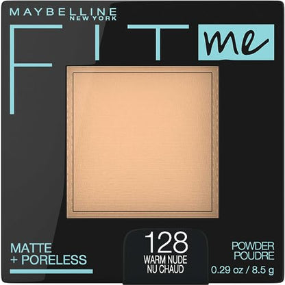 Polvo Compacto Maybelline Fit Me Matte + Poreless para Maquillaje y Fijación, Tono Nude Cálido, 1 Unidad - imagen 3